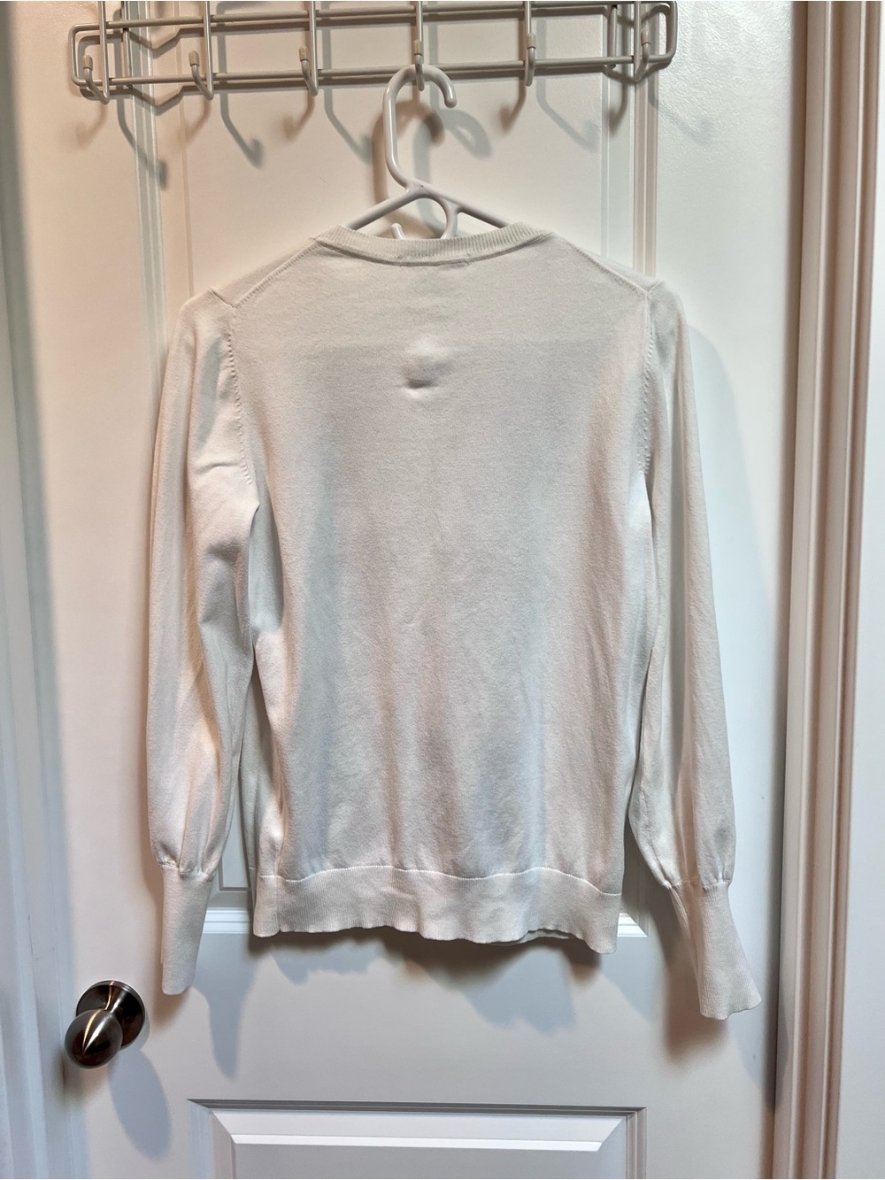 Boden White Cardigan with Multicolor Floral & Animal Embroidery (size S) - Picture 10 of 10